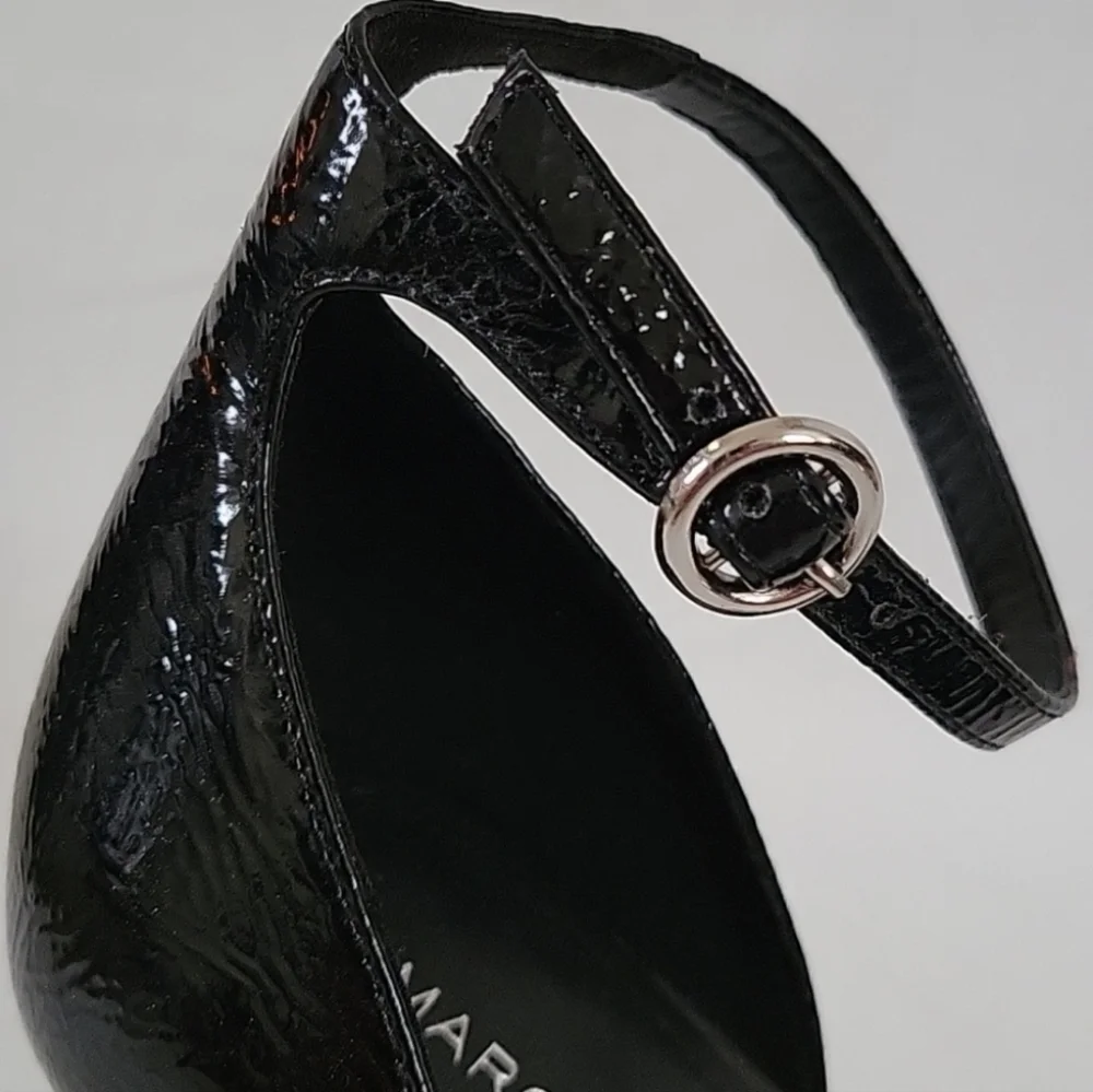 Marc Fisher Brodie Ankle Strap Pumps With Bow Details